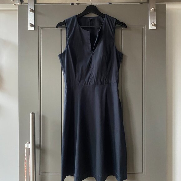 Theory A-line Dress in Cotton - Picture 3 of 6